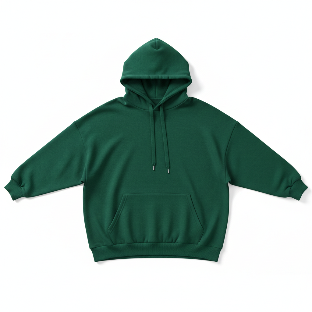 Forest Green Oversized Hoodie